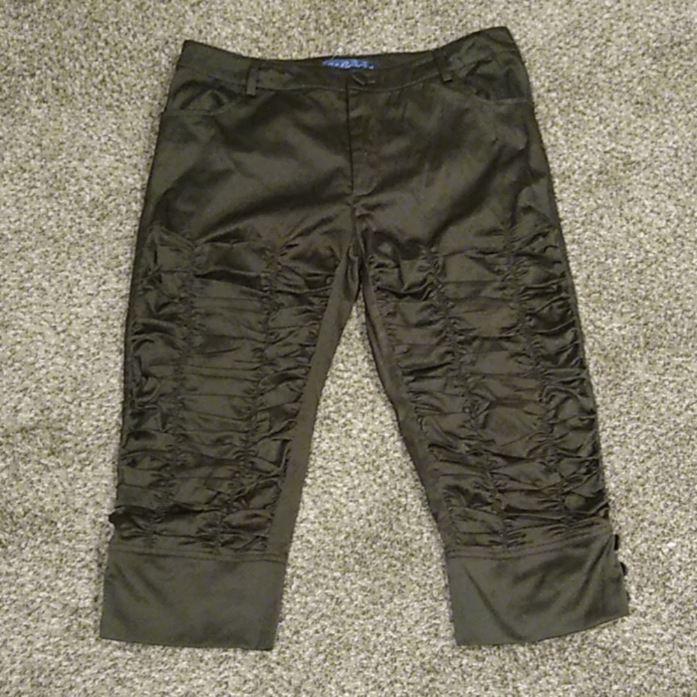 Cute Khaki Satin Kickers Size 13! - Picture 1 of 5